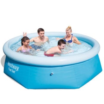 Bestway 2.44m x 66cm Inflatable Fast Set Family Pool