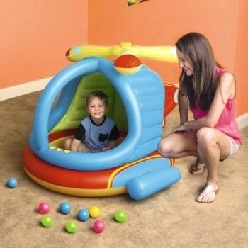 Bestway 1.40m x 1.27m x 89cm Helicopter Ball Pit