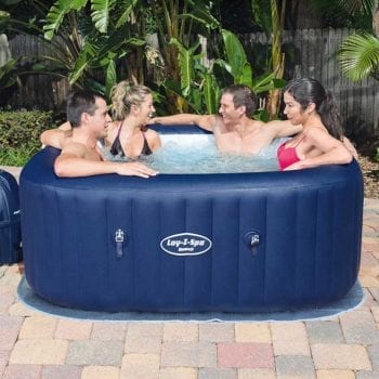 Bestway 1.80m x 1.80m x 71cm Inflatable Lay Z Spa Hawaii Bath Pool