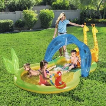 Bestway 3.38m x 1.67m x 1.29m Zoo Pool Play Centre