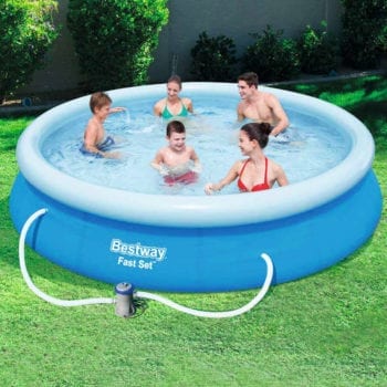 Bestway 3.05m (10′) x 76cm (30″) Fast Set Family Pool With Filter Pump