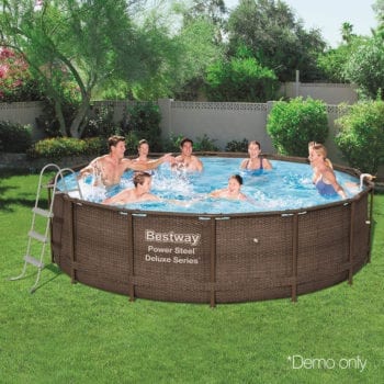 Bestway Power Steel Round Frame Pool Set Deluxe Series 4.27m